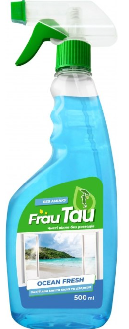 FRAU TAU Для скла та дзеркал Ocean Fresh 500 мл тригер